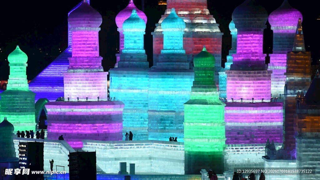 城堡夜景