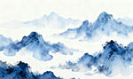 水墨山水背景