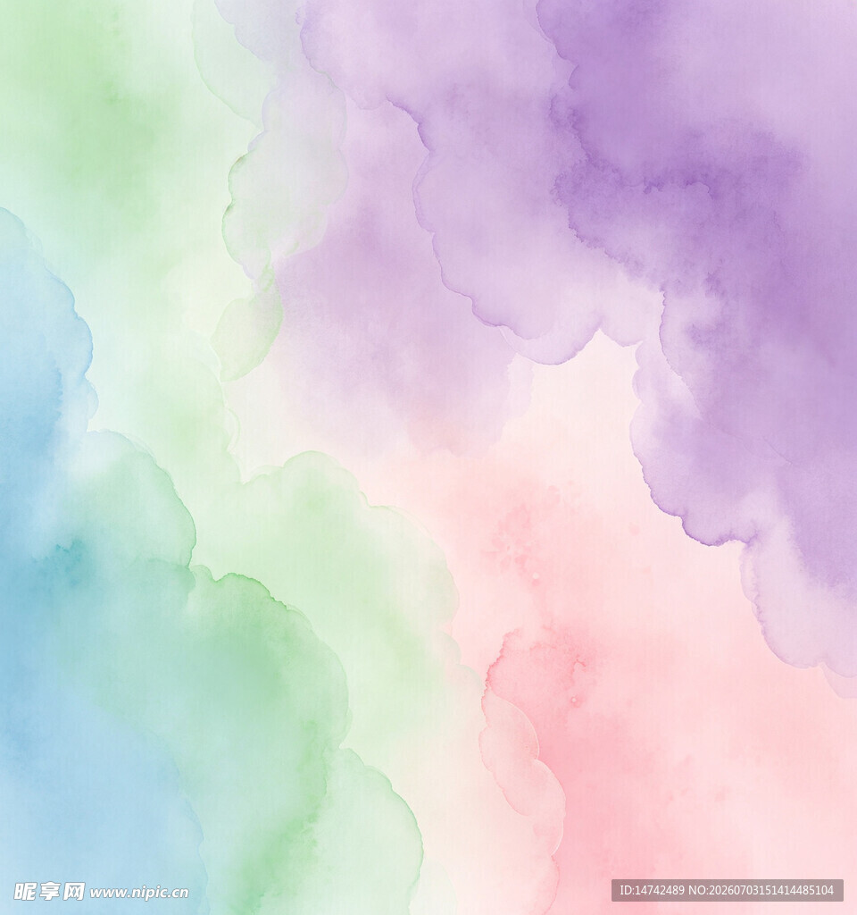 梦幻水彩渐变背景纹理