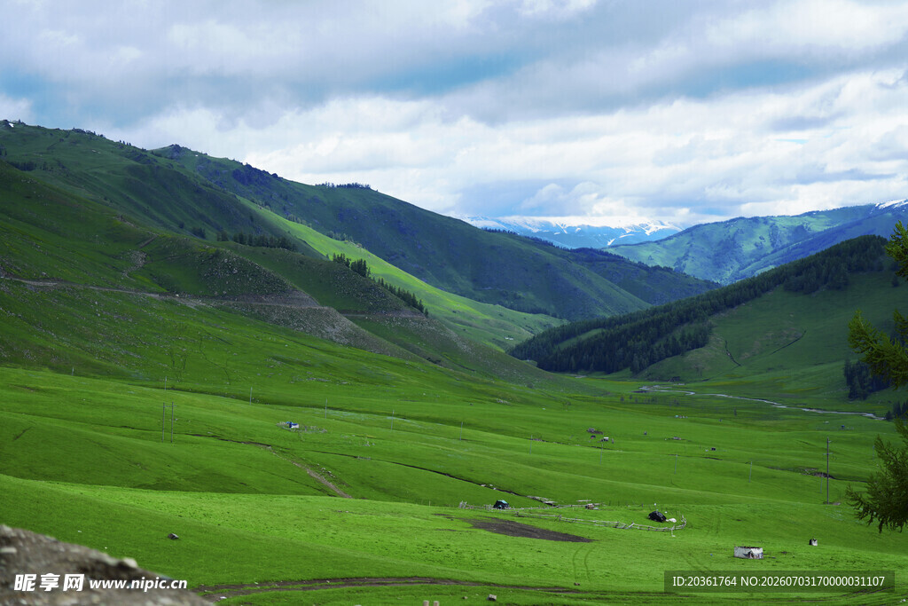 草原山谷美景