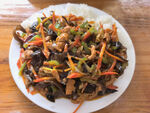 美味鱼香肉丝盖饭
