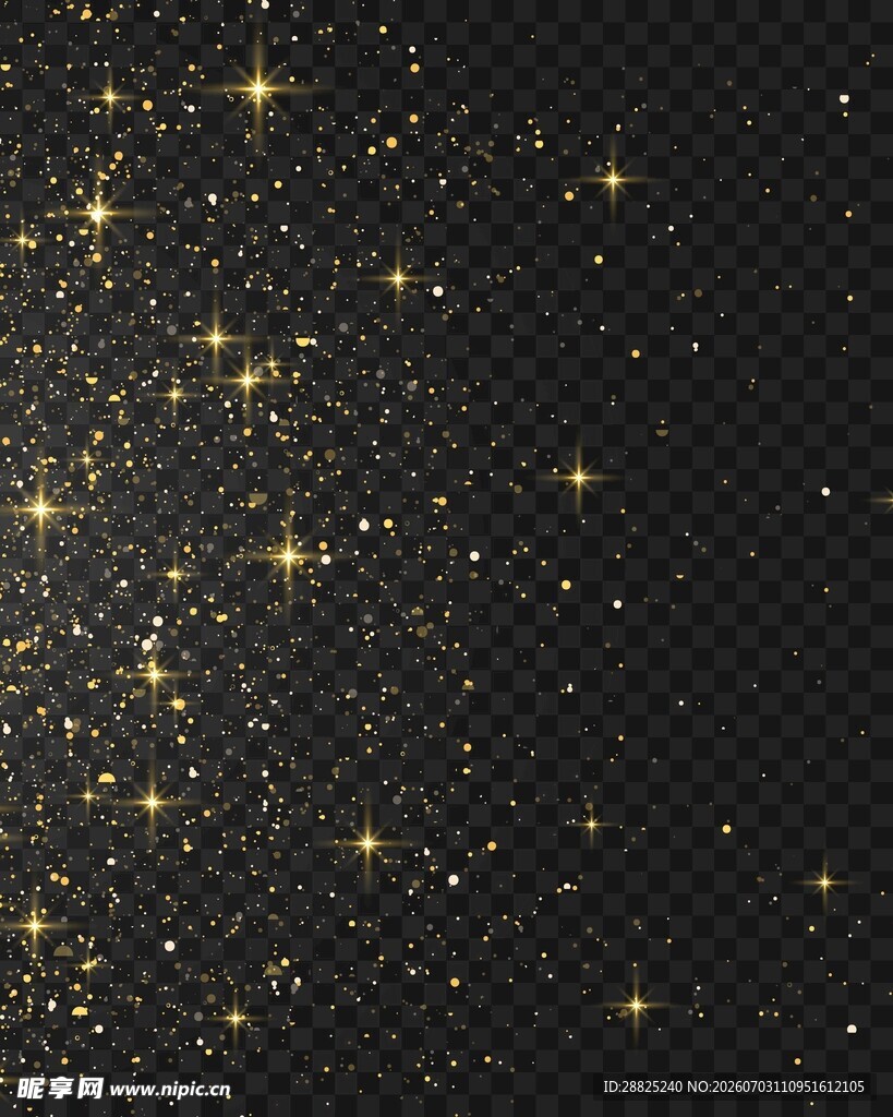 黑金星光背景