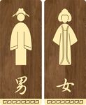 卫生间门牌
