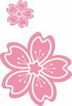 桃花樱花矢量