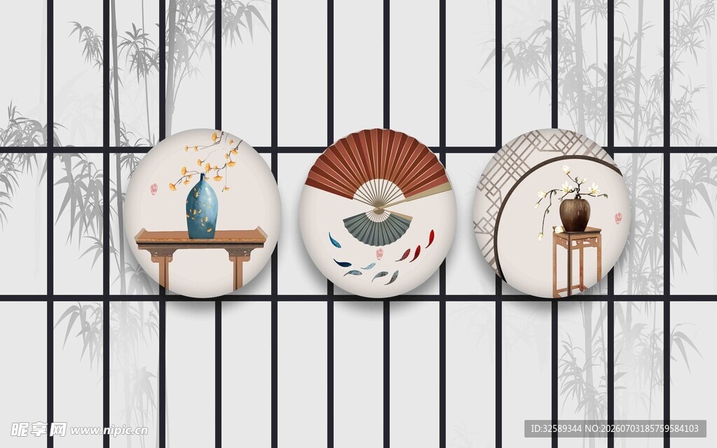 可爱陶瓷装饰盘展示
