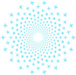 旋转星星图案免扣
