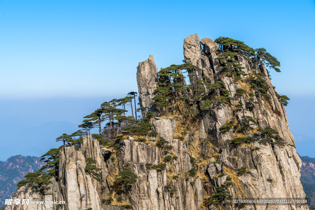黄山奇峰景观