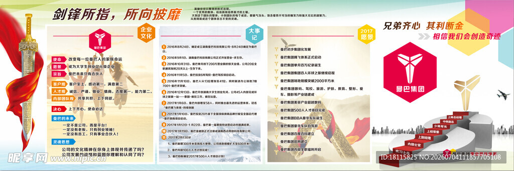 企业文化展板