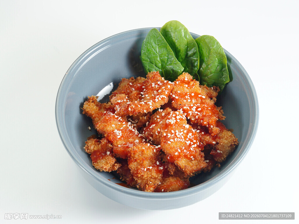 美味芝麻炸鸡块