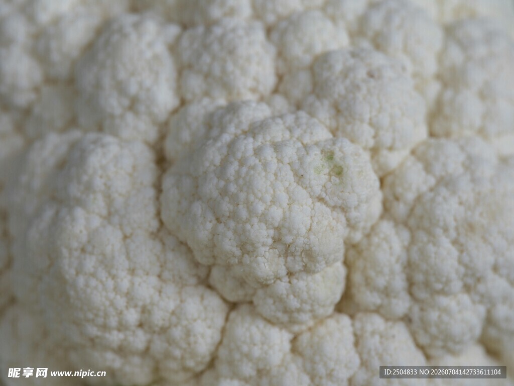 新鲜花椰菜特写