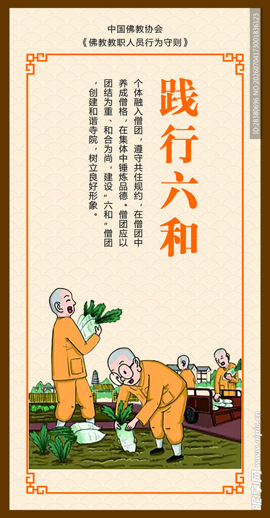 践行六和插画书籍封面