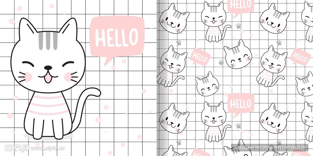 猫咪卡通