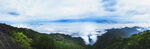 高山风电云海自然风光全景