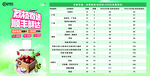 复活节促销活动价目表