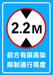 前方限高
