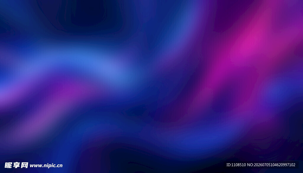 梦幻紫蓝渐变流体背景
