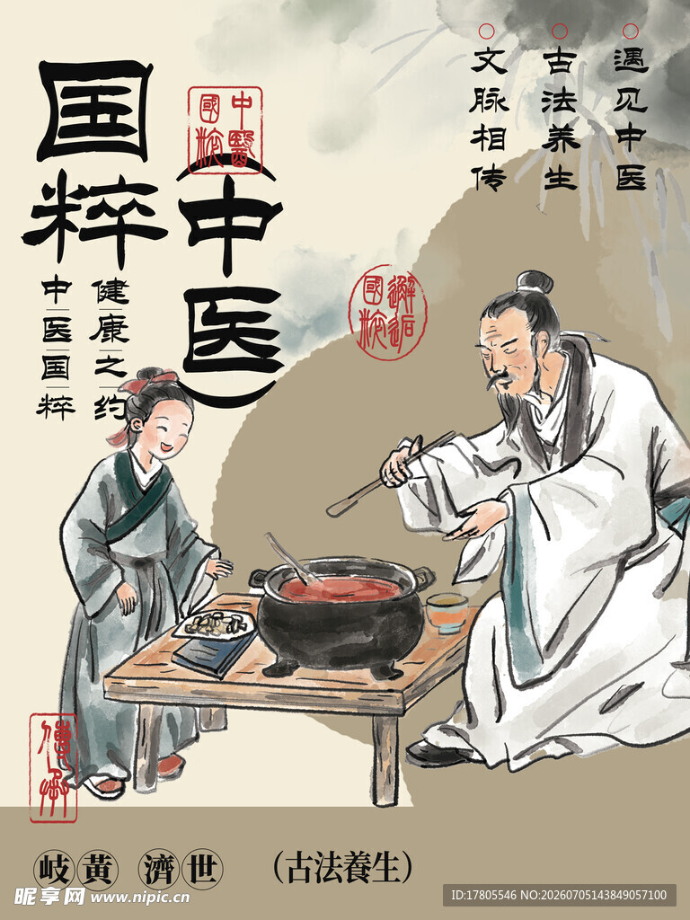 中医师徒制药场景