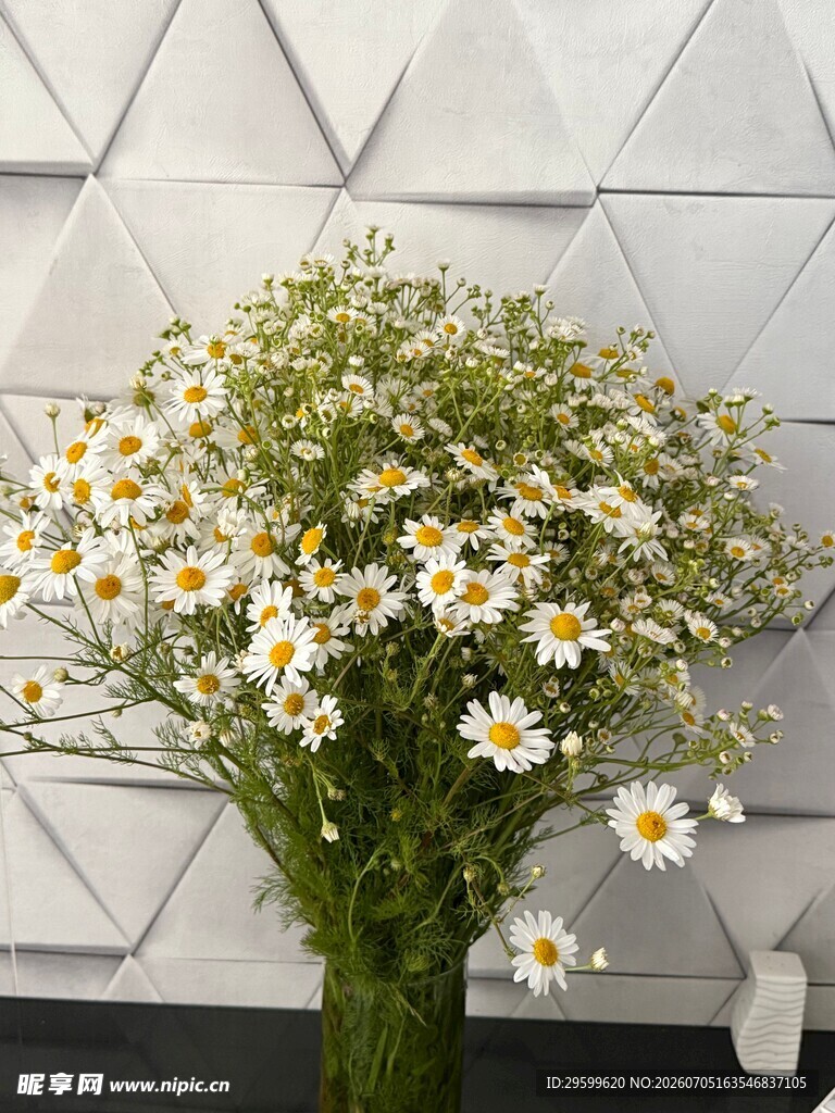 清新小雏菊插花装饰摆件