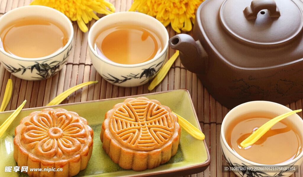 中秋茶点组合传统风味