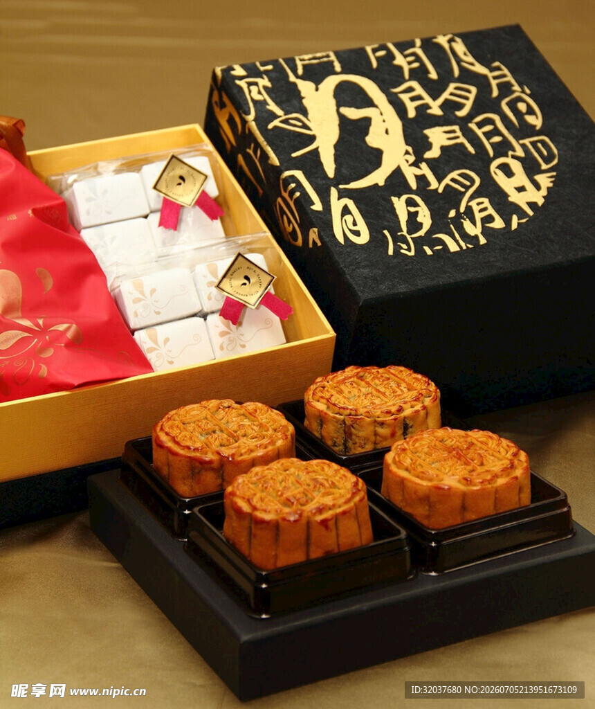 精美月饼礼盒展示