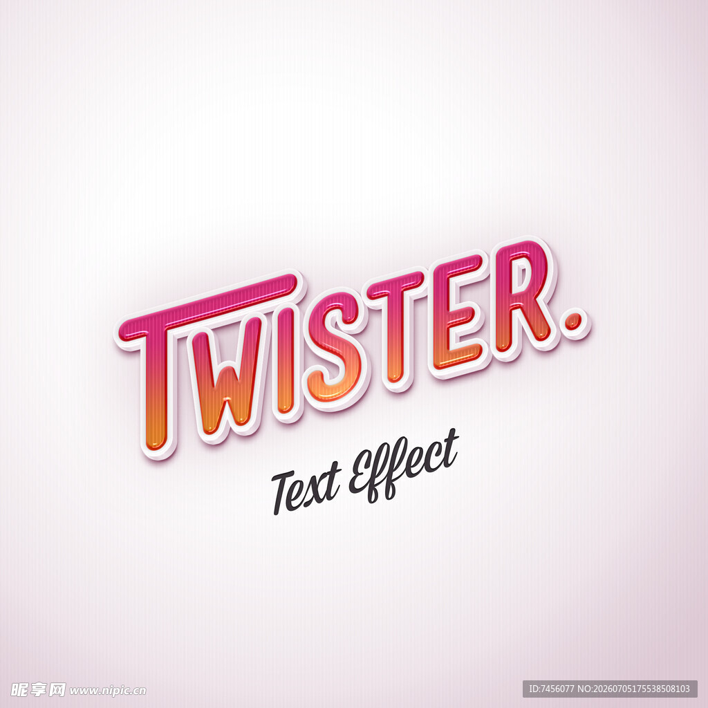 Twister字体特效展示