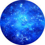梦幻蓝色星空背景图