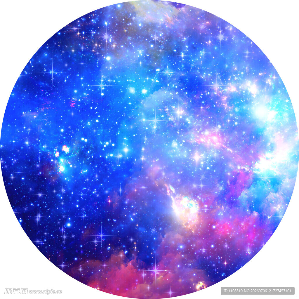 梦幻绚丽的星空图景