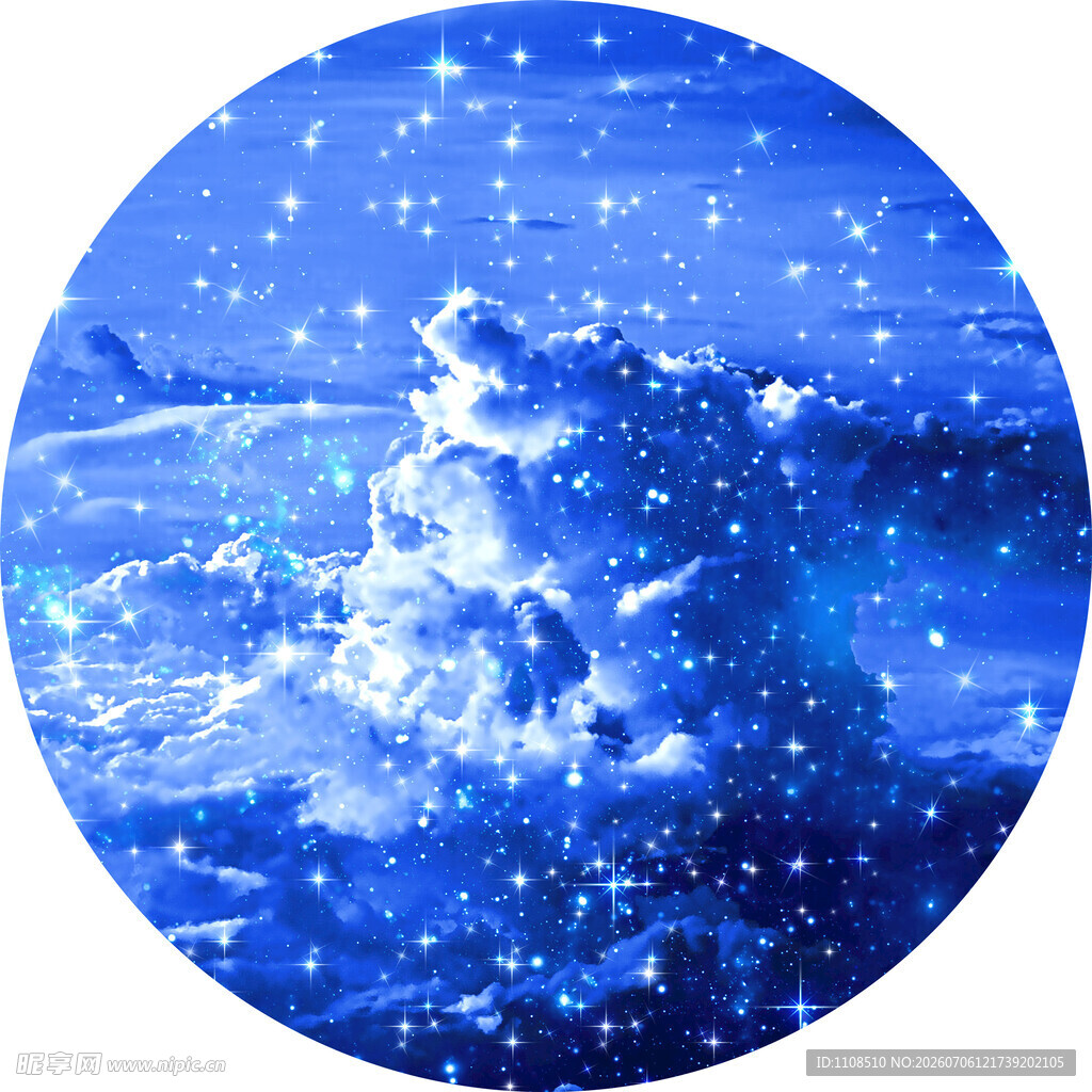 梦幻雪景中的可爱雪人