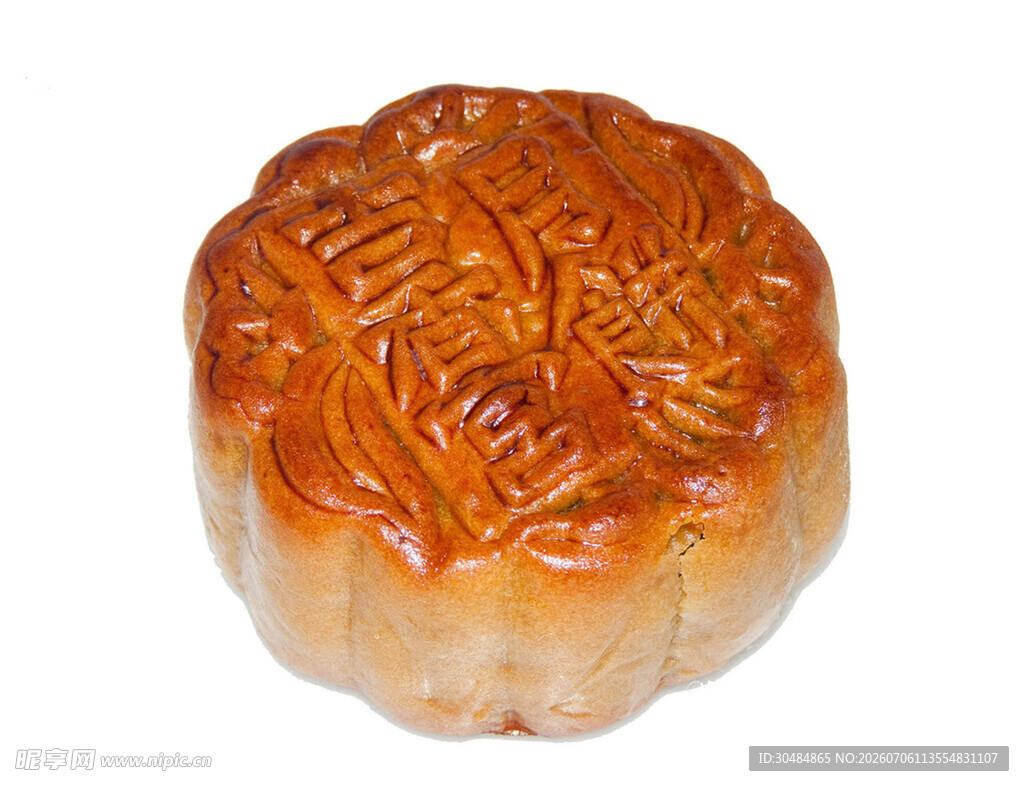 传统花纹月饼