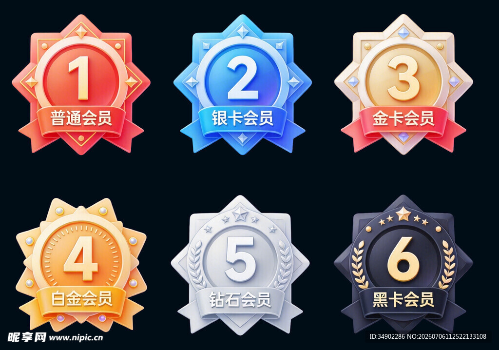 会员等级勋章