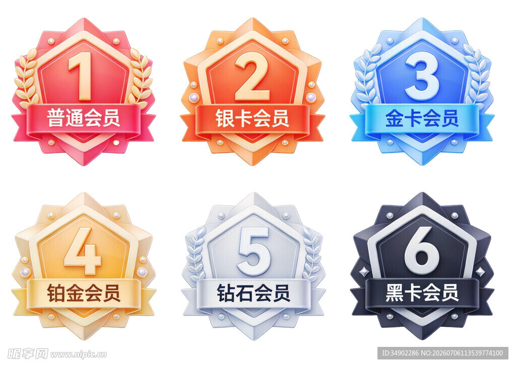 会员等级图标