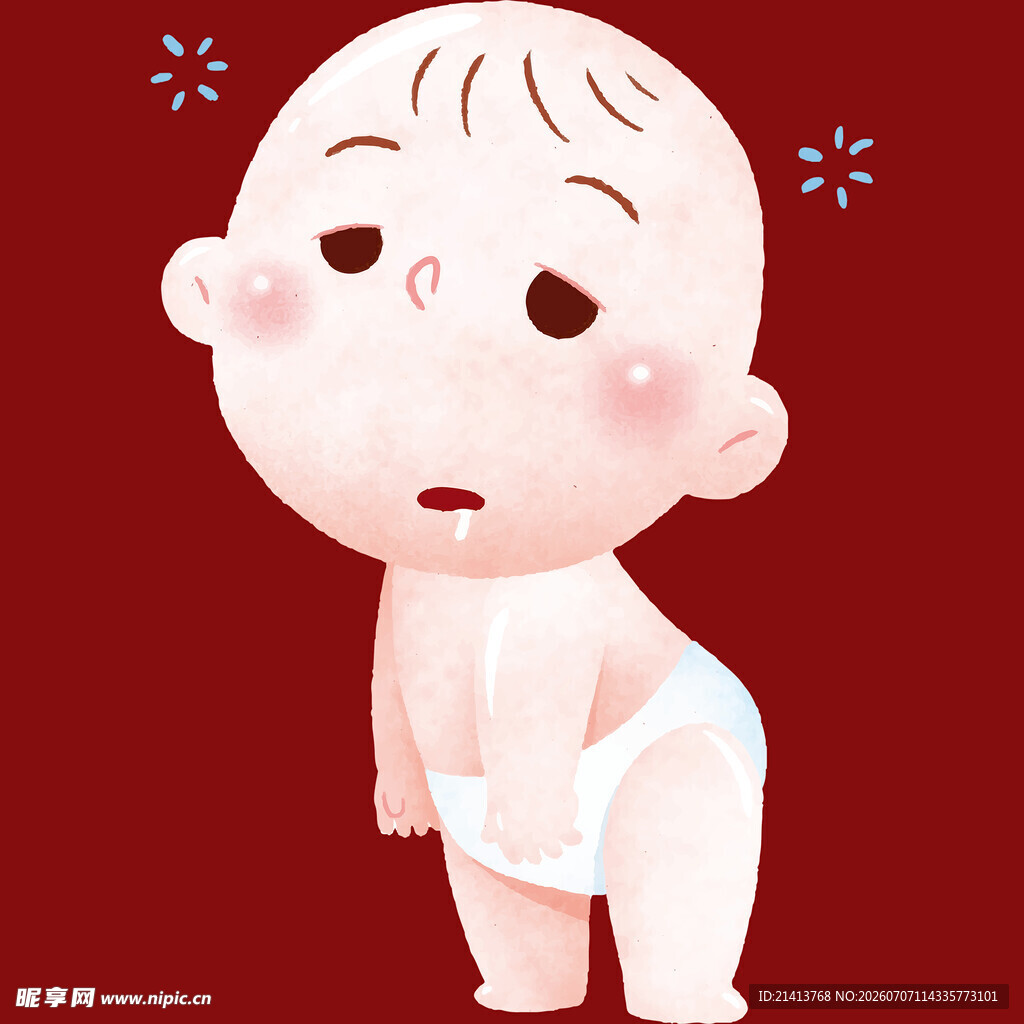 可爱萌娃吐舌俏皮瞬间