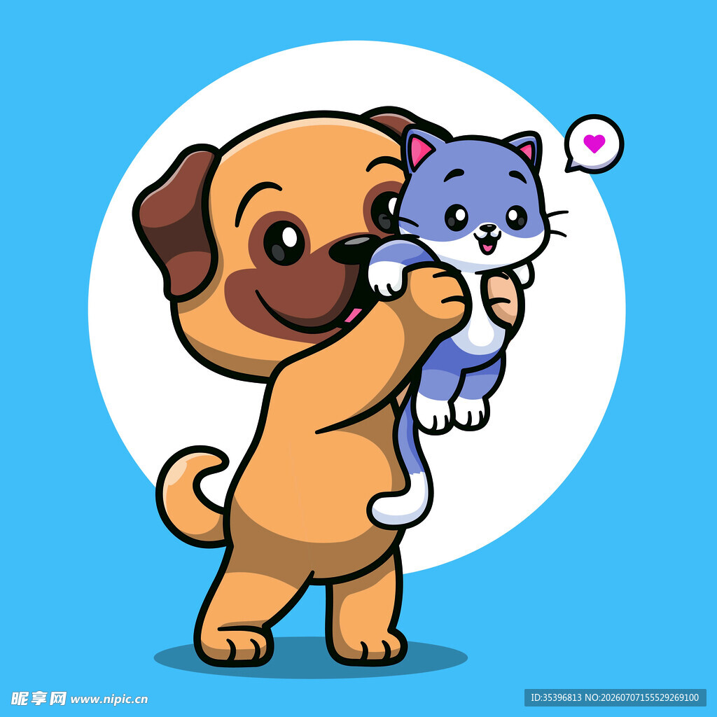 小狗与猫咪