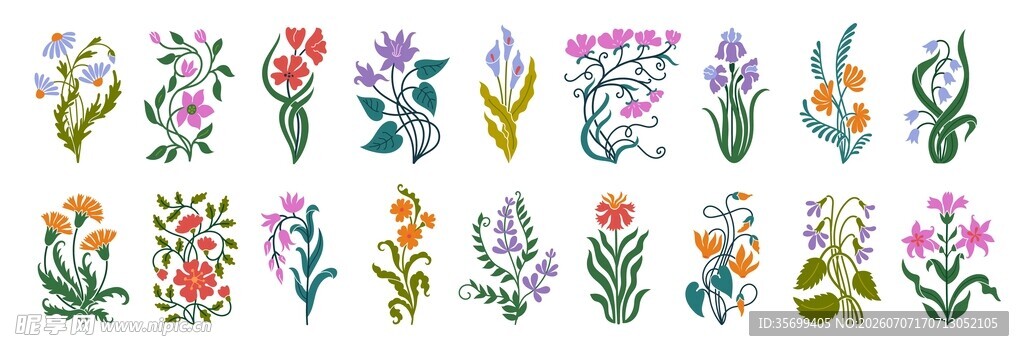 花卉纹样合集
