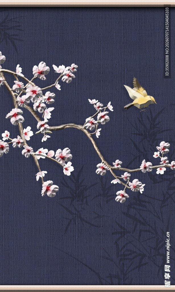 花鸟枝头图