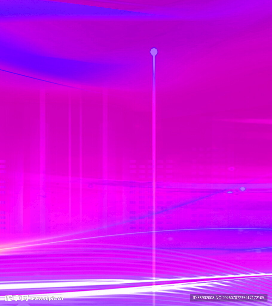 梦幻紫粉渐变科技感场景