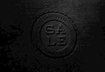 黑色背景上的神秘印章图案