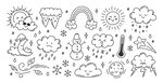 天气主题贴纸