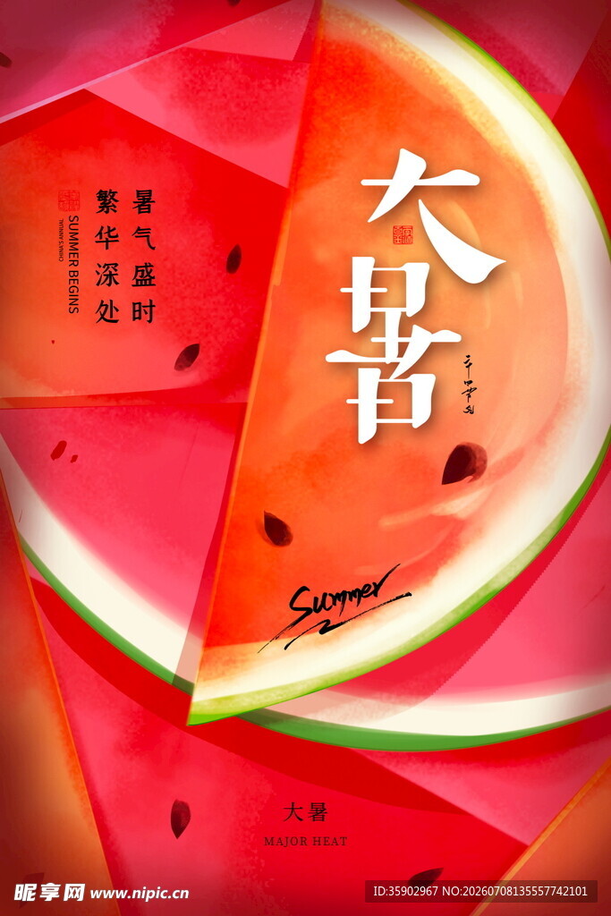 夏日西瓜六时节海报