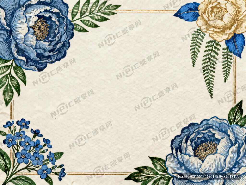 横向欧式展览证书 正视图无透视