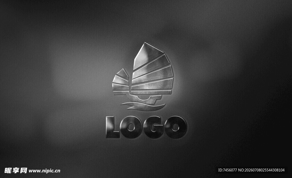 简约帆船LOGO设计