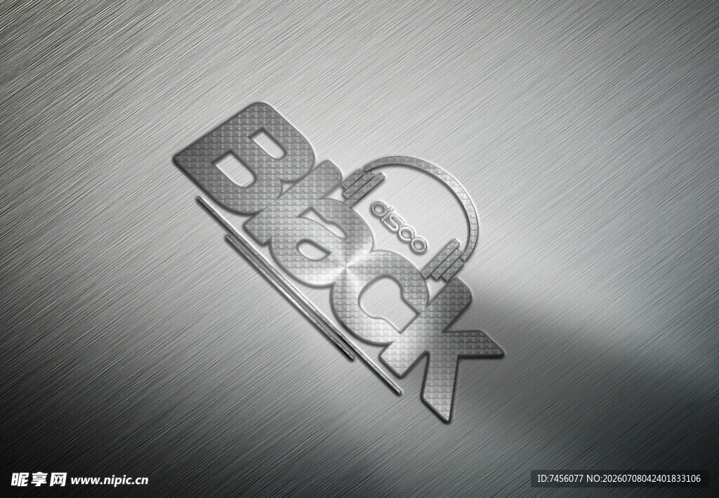 立体金属质感BOY字样