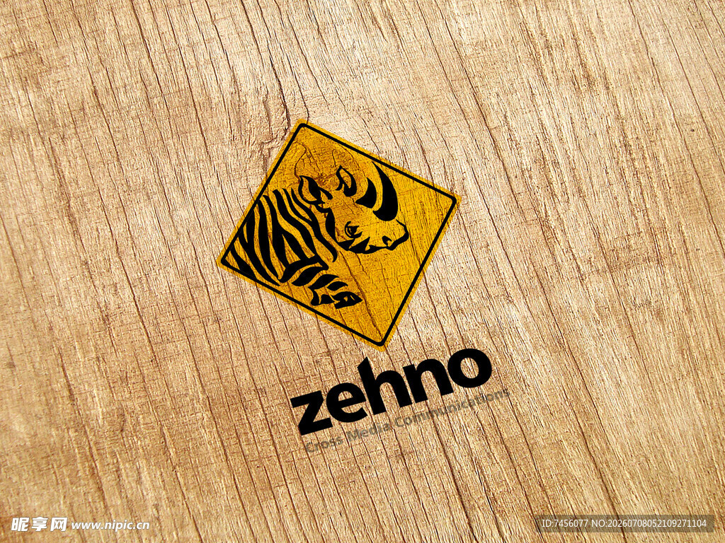 zehno品牌老虎图案标志