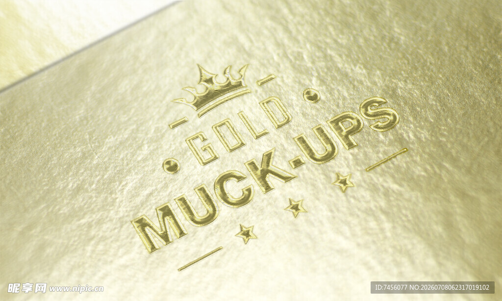金色奢华Muck Jugs标志