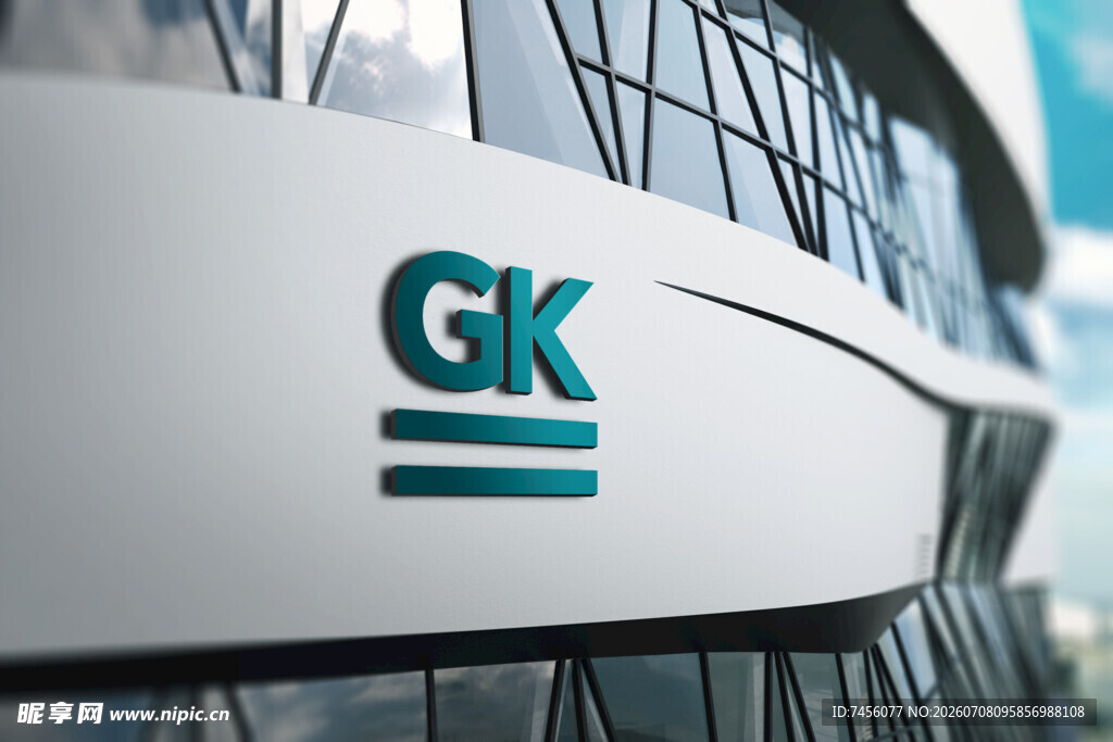 GK标志特写