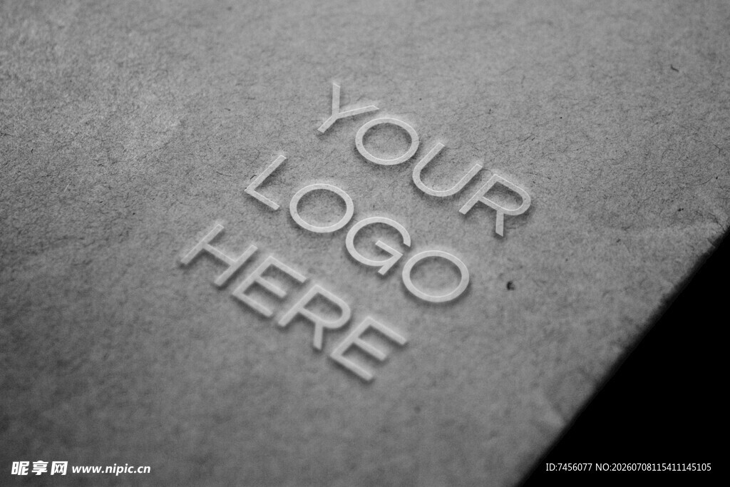 logo压印效果展示