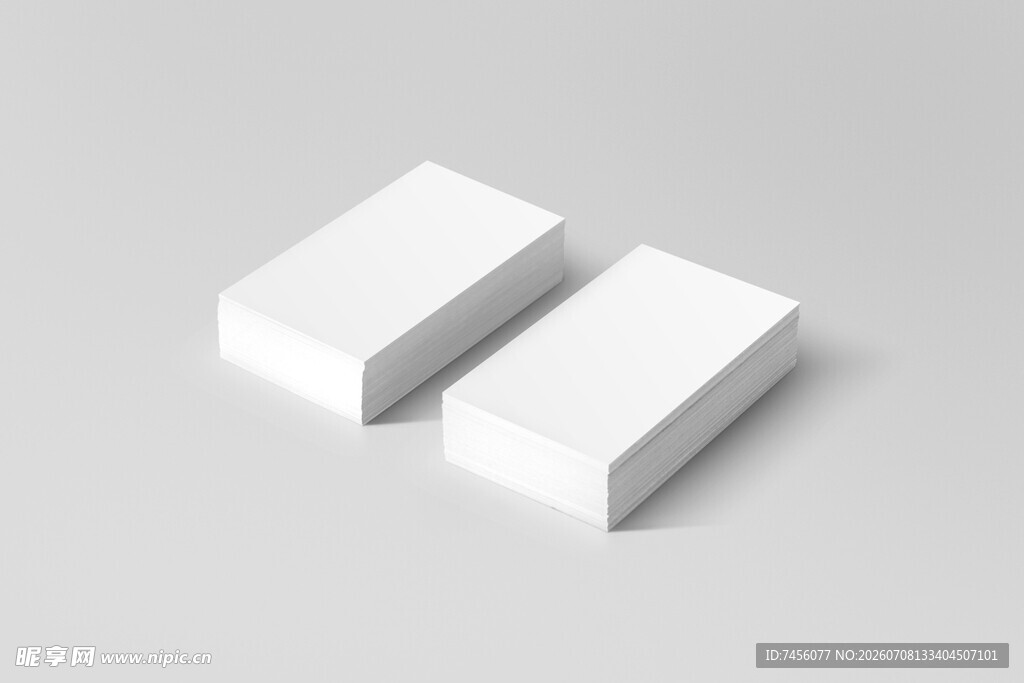 空白名片模型