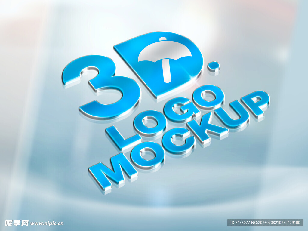 3D标志样机展示