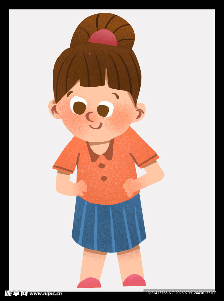 可爱小女孩
