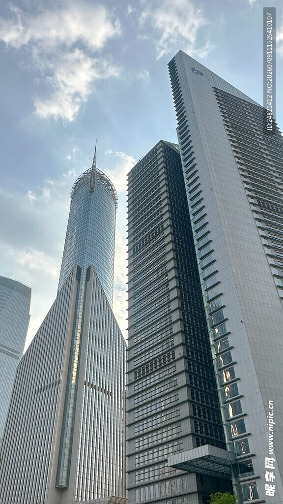 现代都市摩天大楼景观